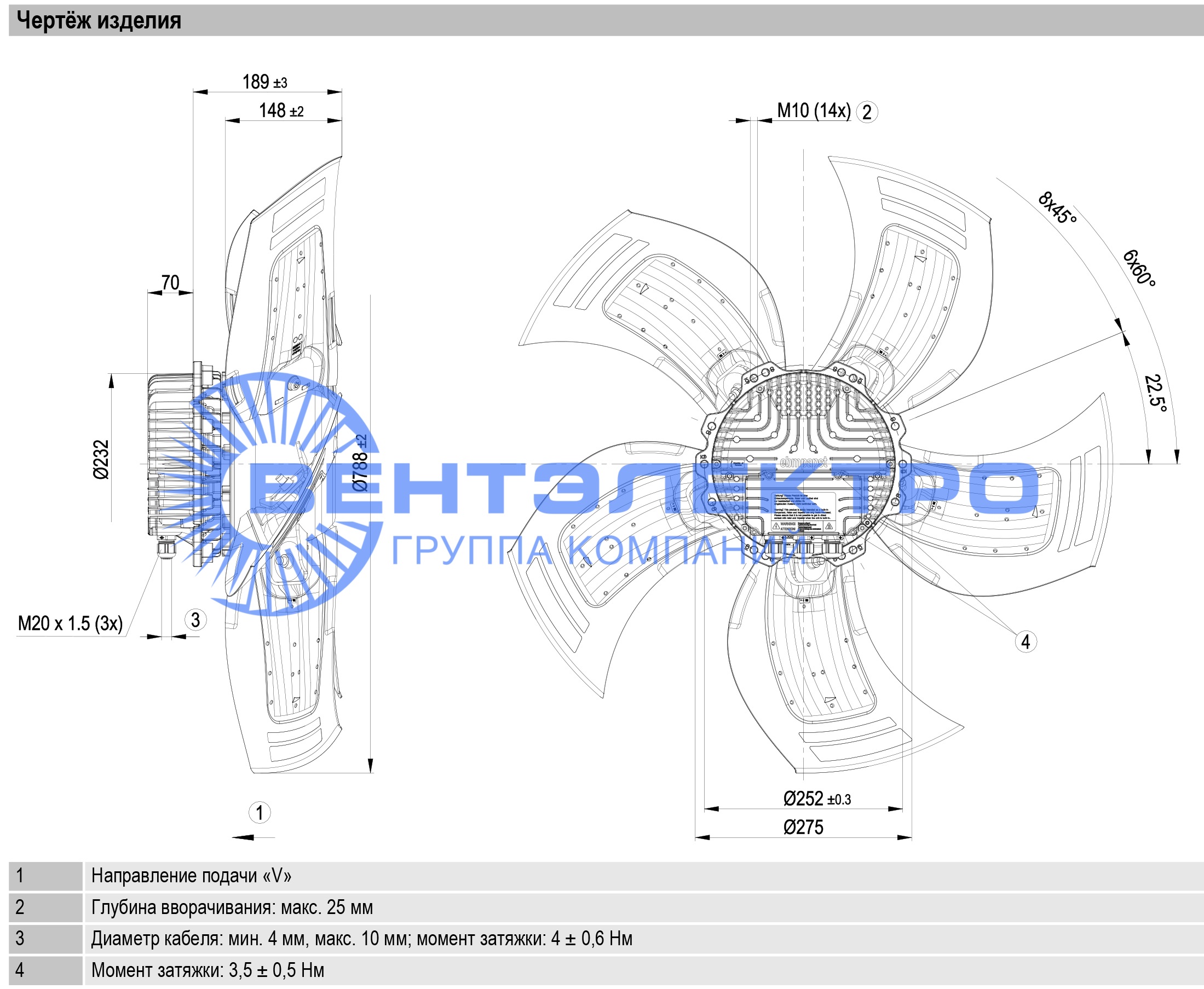 Габаритные размеры A3G800-AU25-01 Габаритные размеры A3G800-AU25-01