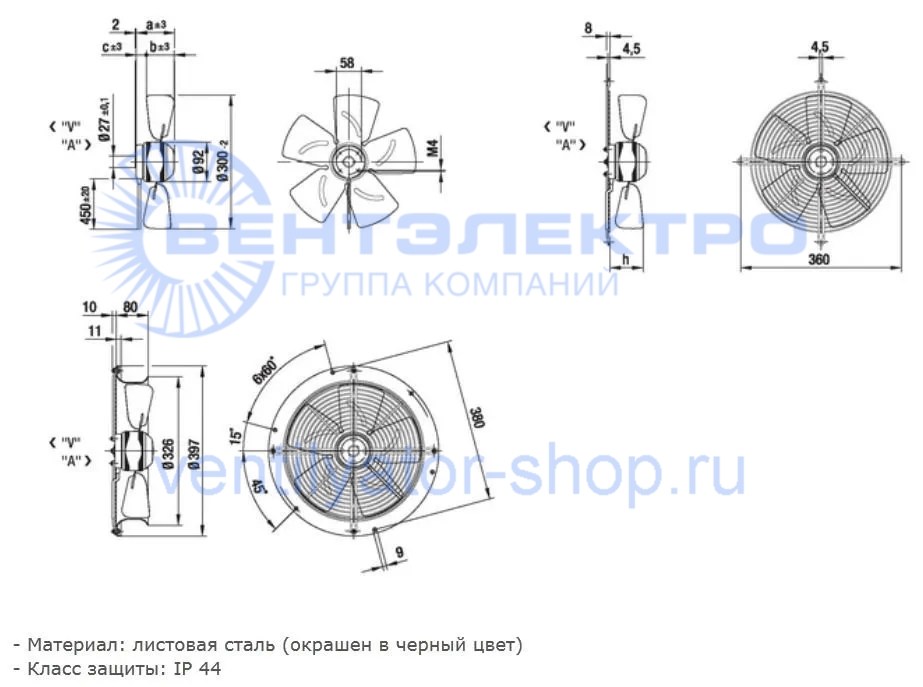 Габаритные размеры S4E300-AS72-30 Габаритные размеры S4E300-AS72-30